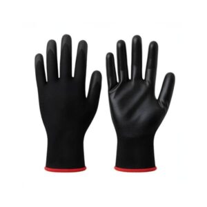 Luva PU Multitato Preta