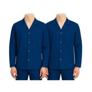 Jaleco de Brim Manga Longa