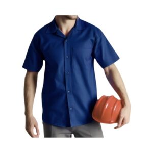 Jaleco de Brim Manga Curta