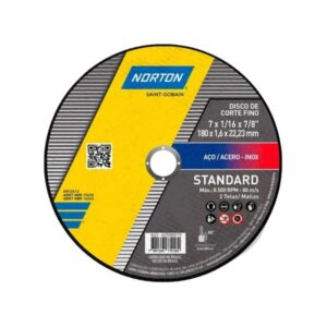 Disco de Corte Inox 7'(180x1,6x22,23mm)