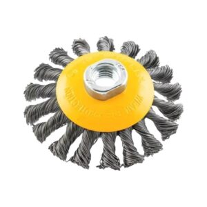Escova de Aço Circular Trançada 100 x 12 mm (4.1/2″)